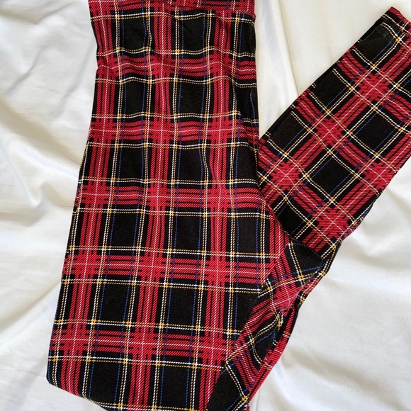 COPY - H&M PLAID HIGH WAISTED LEGGINGS - Picture 6 of 6